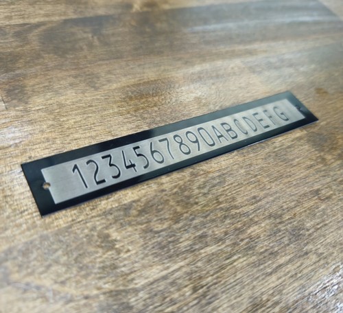 Custom aluminum - .5"x3.5",
