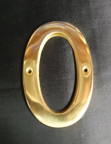 Polished brass house inch - polished,